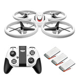 Drone S123 LED Light Quadcopter Radio Remote Control Helicopter Gift Toy For Kid-1 Battery