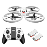 Drone S123 LED Light Quadcopter Radio Remote Control Helicopter Gift Toy For Kid-1 Battery