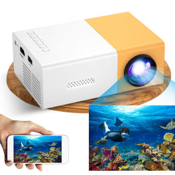 Portable Mini Projector 1080P Portable Movie Projector For IOS Android Windows Laptop TV-Stick Compatible With USB Audio TF Card